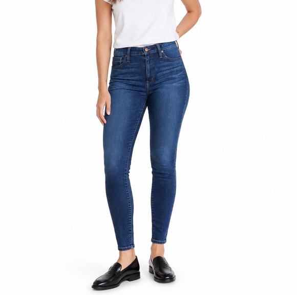 Madewell Denim - Madewell Curvy High Rise Skinny Jeans Medium Wash Stretch Denim Size 28